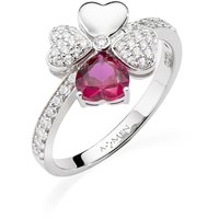 Anello Amen Donna Quadricuore in Argento Zirconia RQUBR-14 - RQUBR-14